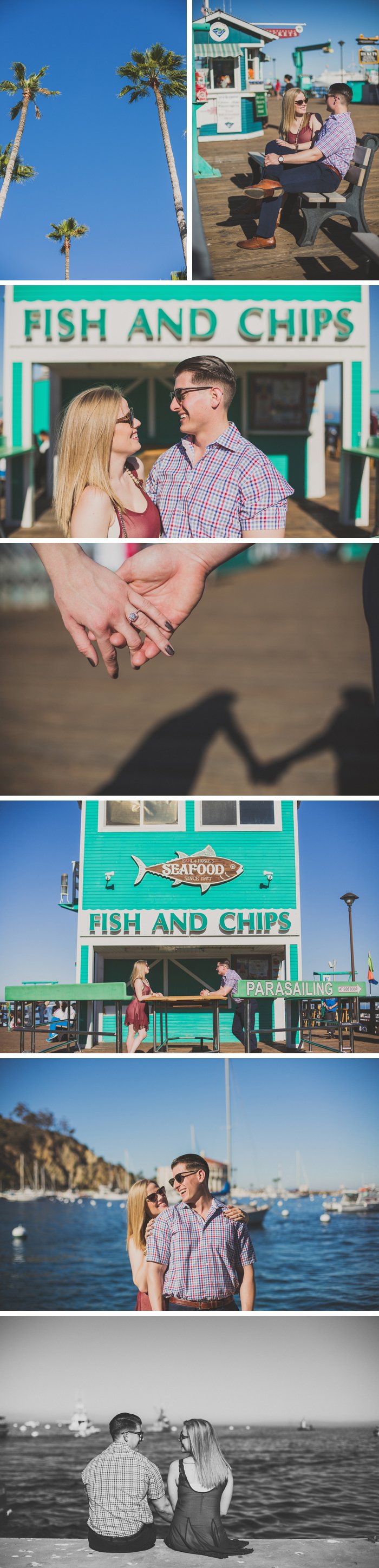 Catalina Island Engagement Photos