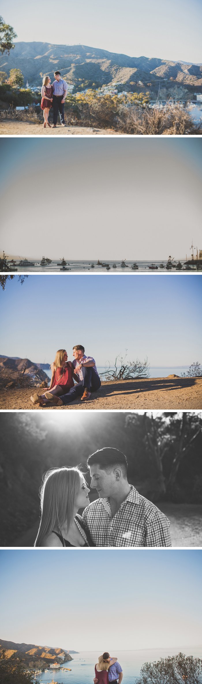 Catalina Island Engagement Photos