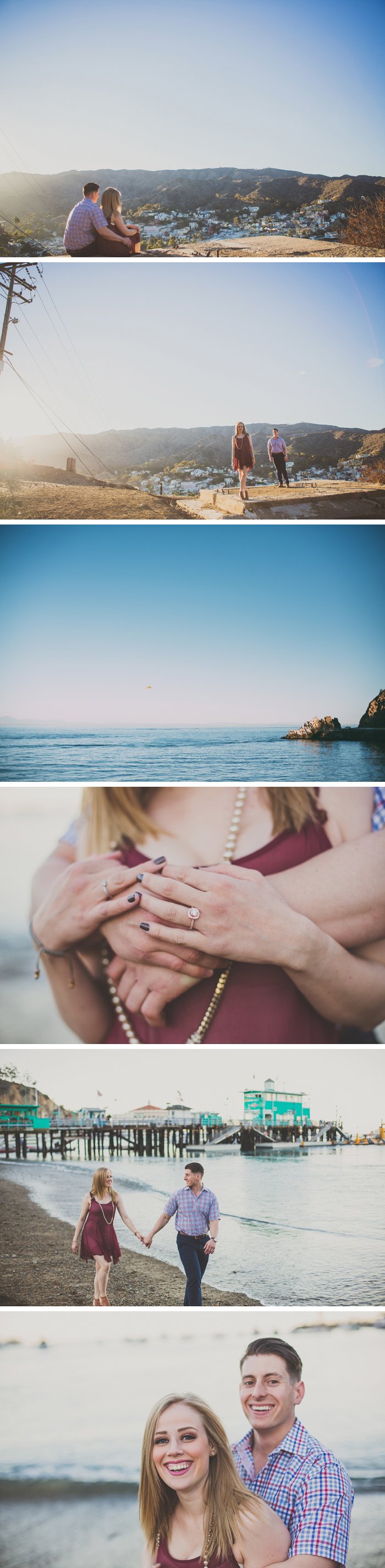 Catalina Island Engagement Photos